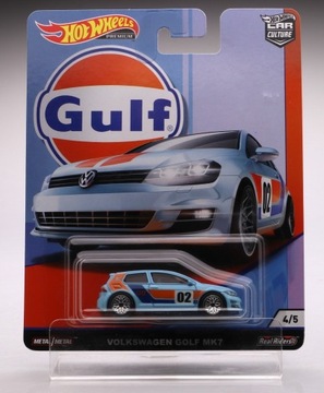 Unikat! Volkswagen Golf MK7 Gulf Hot Wheels Premium 1:64