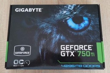 Gigabyte GeForce GTX 750Ti 4096MB 128bit WindForce