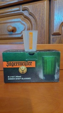 Jagermeister Kieliszki Shoty Likier 6 Sztuk 40 ml