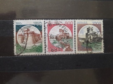 znaczki pocztowe Włochy zamki