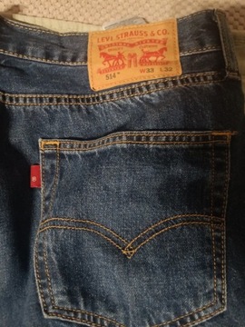 Levi's 514 bootcut, męskie, 32/32.