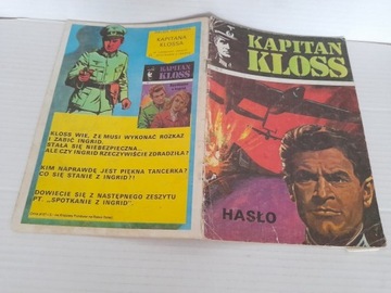 Komiks KAPITAN KLOSS HASŁO 1986 Nr 6 wydanie 2