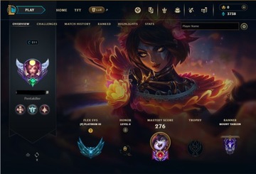 KONTO LEAGUE OF LEGENDS PEAK MASTER HLVL EUNE