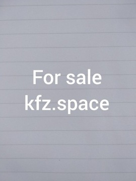 Sprzedam domenę kfz.space