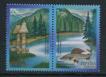 Ukraina 1999 Mi 302-3 **, Parki Narodowe