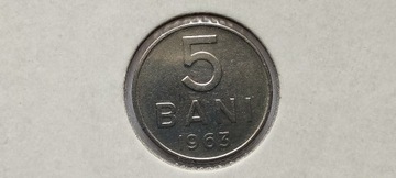 Rumunia 5 bani, 1963 rok. #S73