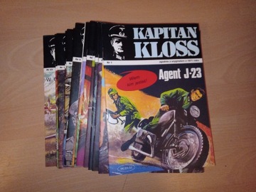 Kapitan Kloss komplet 20 komiksów Nowe