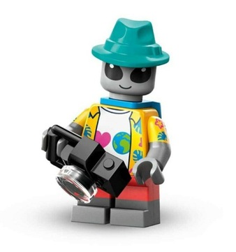 LEGO figurka z serii 26 kosmita na wakacjach col26