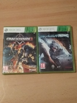 Metal Gear Rising & Crackdown 2 Gry Xbox 360