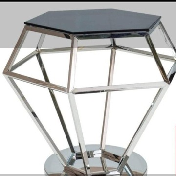 Stół ze stali nierdzewnej sześciokątny