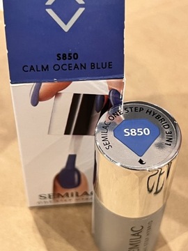 S850 Calm Ocean Blue 5 ml Semilac + gratis