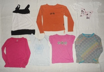 Zestaw ubrań dla dziewczynki 6-7 lat 38szt 122-128