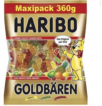 Żelki Haribo 360g MEGA PAKA