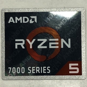 Naklejka AMD Ryzen 5 generacja 7