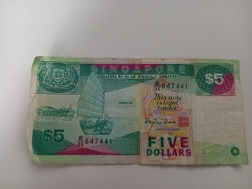 Banknot - SINGAPUR