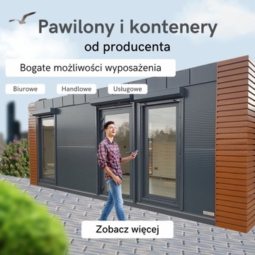  Pawilon biurowy Kontener biurowy socjalny KIOSK