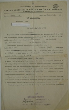 Zakład Pensyjny dla funkcjonariuszy Lwów 1932 r