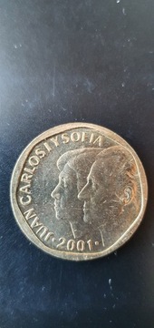 Hiszpania 500 peset 2001 rok