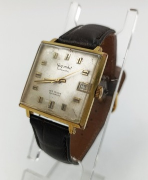 Pozłacany zegarek GIGANDET Automatic / lata 60