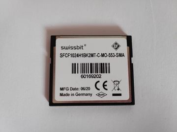 Przemysłowa karta pamięci Swissbit 1GB