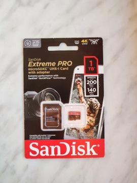 SanDisk Extreme PRO 1TB. Karta pamięci microSDXC.