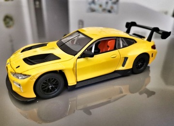 BMW M4 GT3, piękny model 1:32, Led, dźwięk