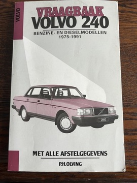 Książka z danymi serwisowym Volvo serii 200 