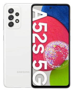 Samsung A52s 6/128, biały, szkło, etui, stan idealny-
