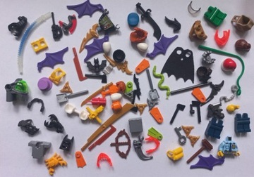 LEGO Pozostałości MIX Minifigurki Broń Akcesoria