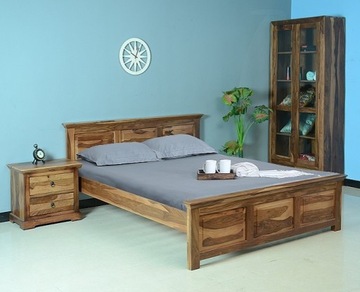 Łóżko drewniane kolonialne 180×200 taniej o 1000zł