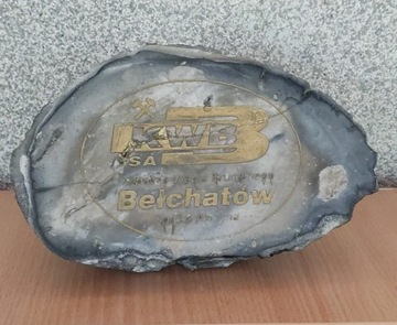 KWB Bełchatów - pamiątkowy grawer w kamieniu opoce