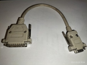 Kabel szeregowy do drukarki DB9 F - DB25 M