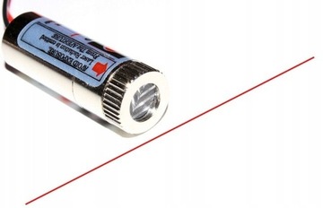Laser liniowy 650nm 5mW regulacja