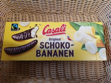 Casali Schoko bananen bananki w czekoladzie 300g