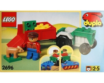 LEGO DUPLO TRAKTOR - NUMER 2696 UNIKAT 1996 ROK