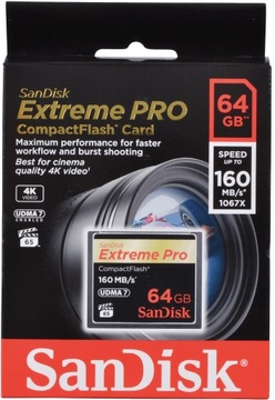 Sandisk CF Extreme PRO 64GB NAJTANIEJ NOWE