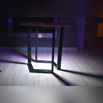 Stolik kawowy nocny nakastlik półka podstawka LED