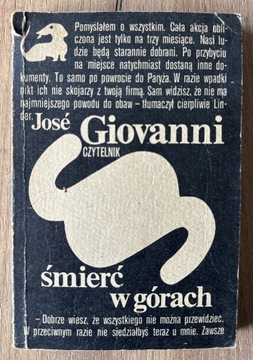 Śmierć w górach Jose Giovanni