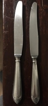 Stylowy, posrebrzany nóż fraget francuski