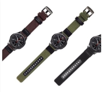 Pasek do zegarka smartwatcha nylonowy 22 mm 