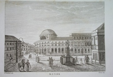 1831 WARSZAWA ORYGINAŁ pałac BANKOWY Mazowsze