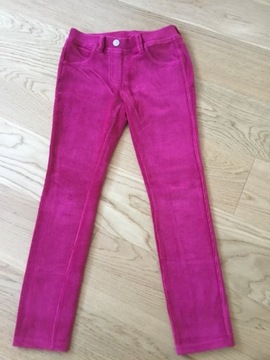 Benetton sztruksowe legginsy r. 8/9 L 130 cm