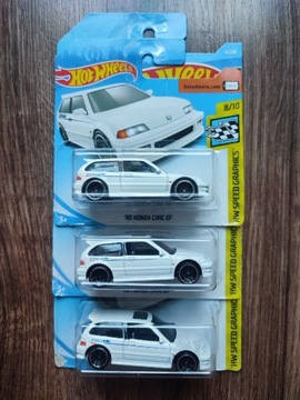 '90 Honda Civic Ef Hot wheels 3 sztuki