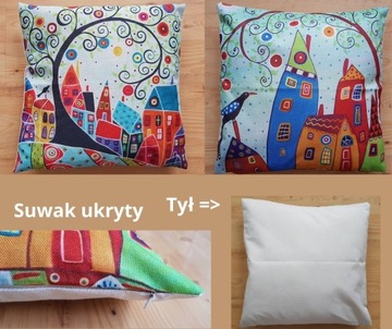 Pokrowiec na poduszkę 45 cm x 45 cm 