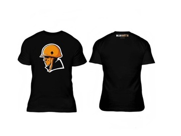 NOWA Koszulka T-shirt PIK SOLDIER S czarna SLIM