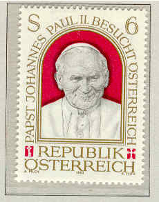 Austria - Papież Jan Paweł II (zestaw 6093)