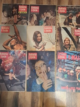 Kobieta i Życie 9 numerów 1975 rok