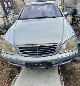 W220 s500 przód kompletny maska zderzak pas przedn