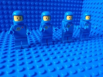 Lego space niebieski kosmonauta 