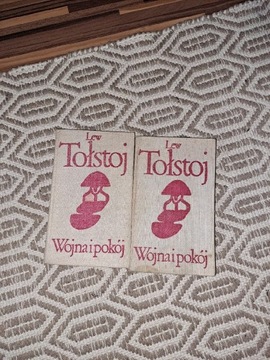 książka Lew Tołstoj Wojna i Pokój, 1973 tomy 3 ,4.